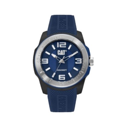 CAT GRIDLOCK LX-141-26-632 Analog Blue Silicone Strap Men Watch
